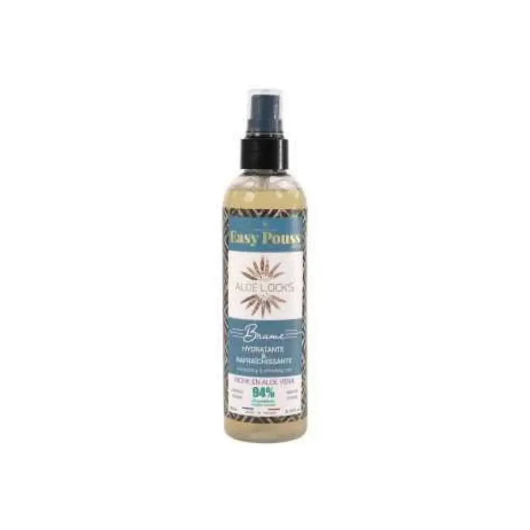 Brume hydratante et rafraichissante Aloe Locks pour cheveux protecteurs et transition naturelle