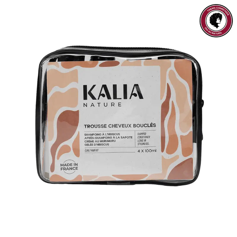 Trousse Kalia nature cheveux bouclés 